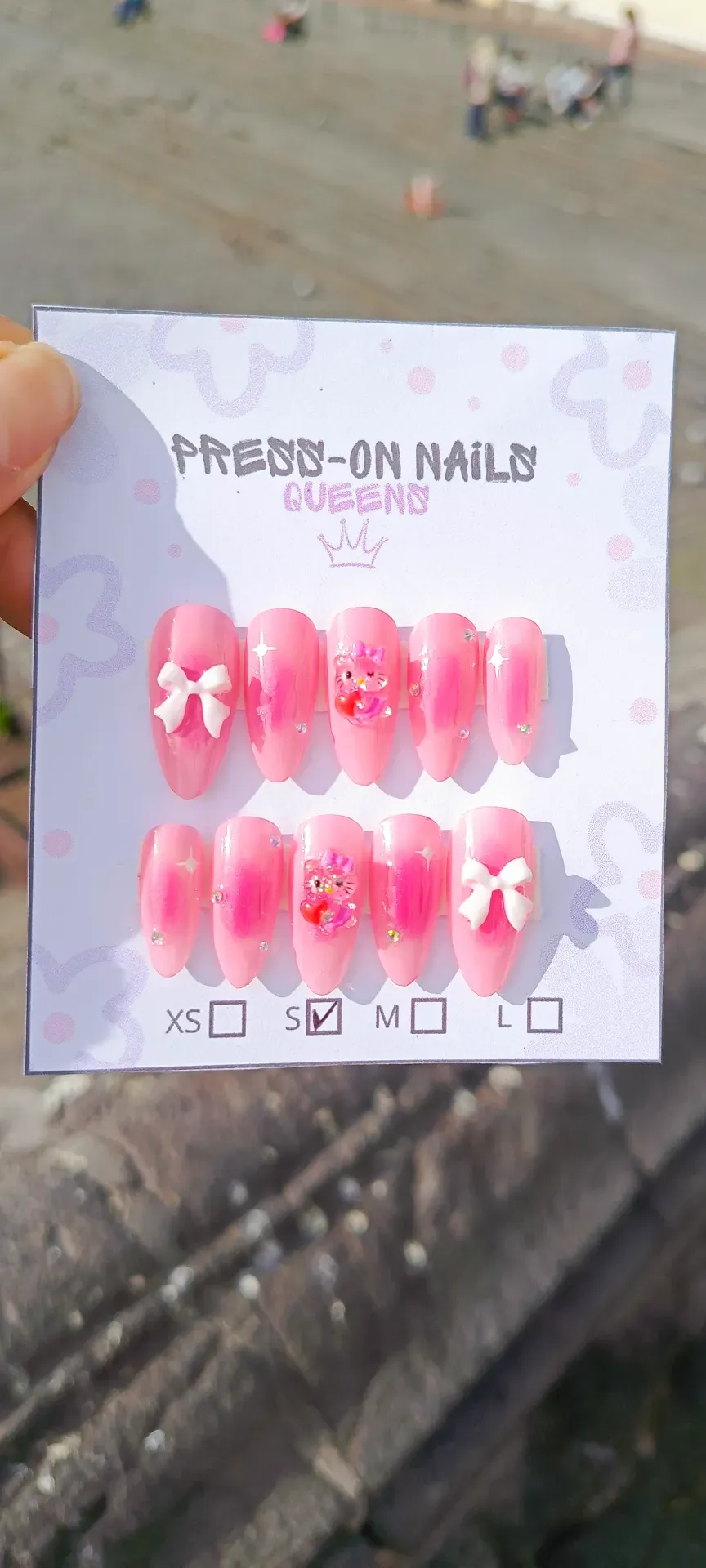 Uñas Almendradas en Talla S