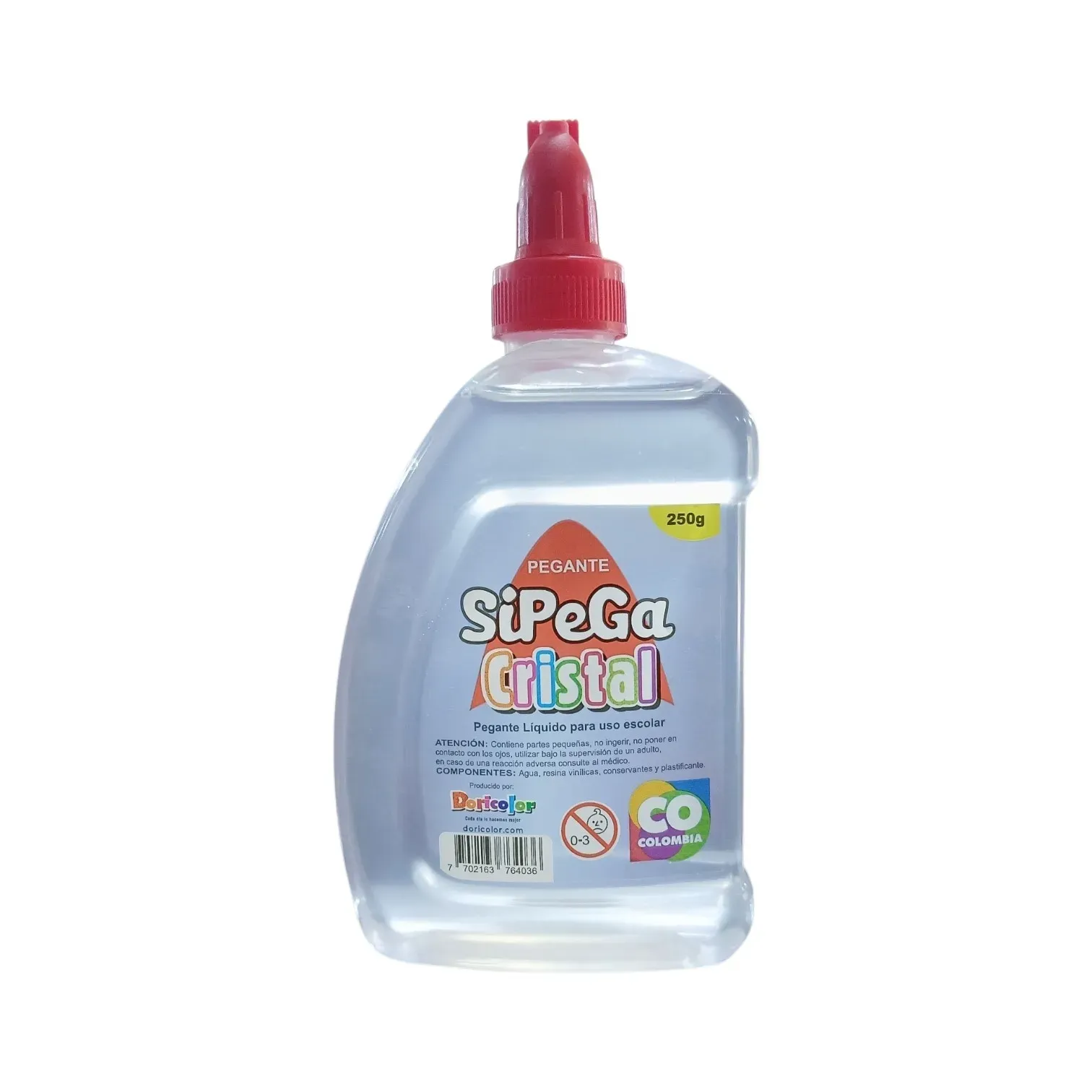 Pega liquida transparente de 250 gr SiPega®