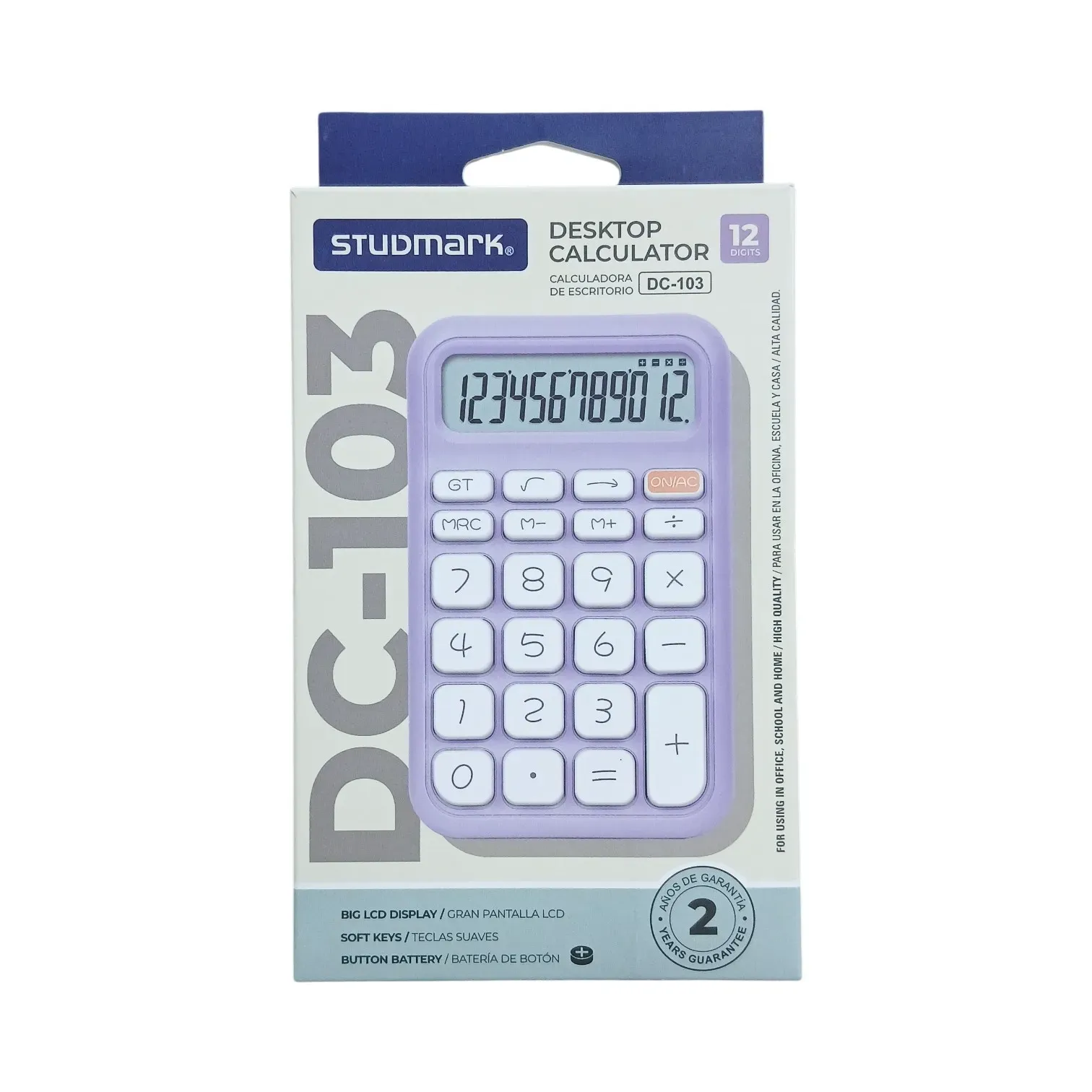 Calculadora de escritorio 12 dígitos DC-103 Studmark®