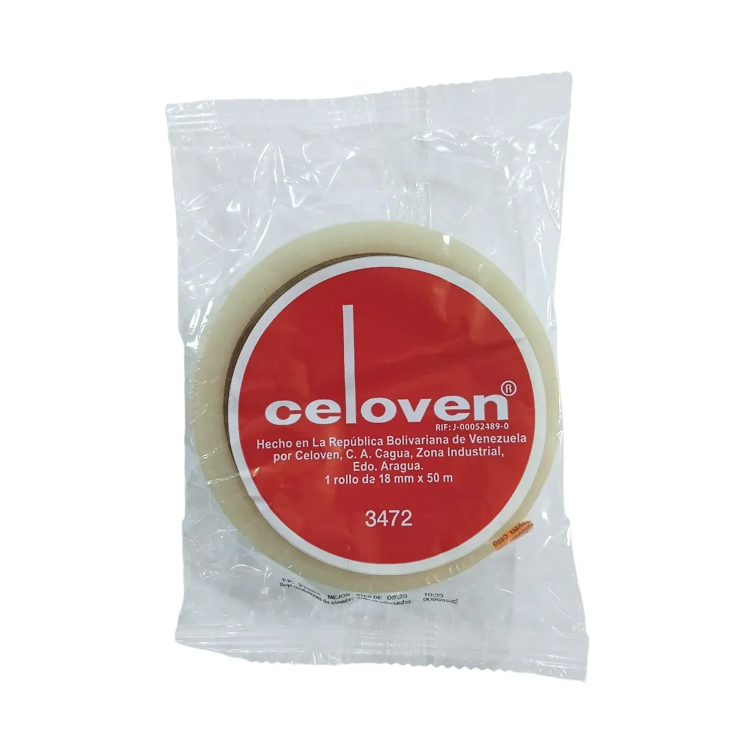 Cinta 18mm x 50mts adhesiva 3472 Celoven