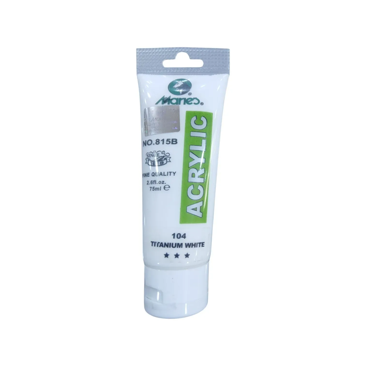 Pintura acrílica titanium white de 75ml Merie's®