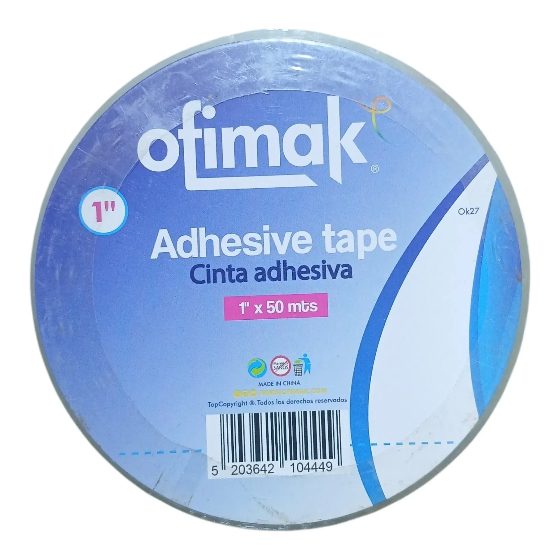 Cinta 1 pulgada x 50mts Ofimak®