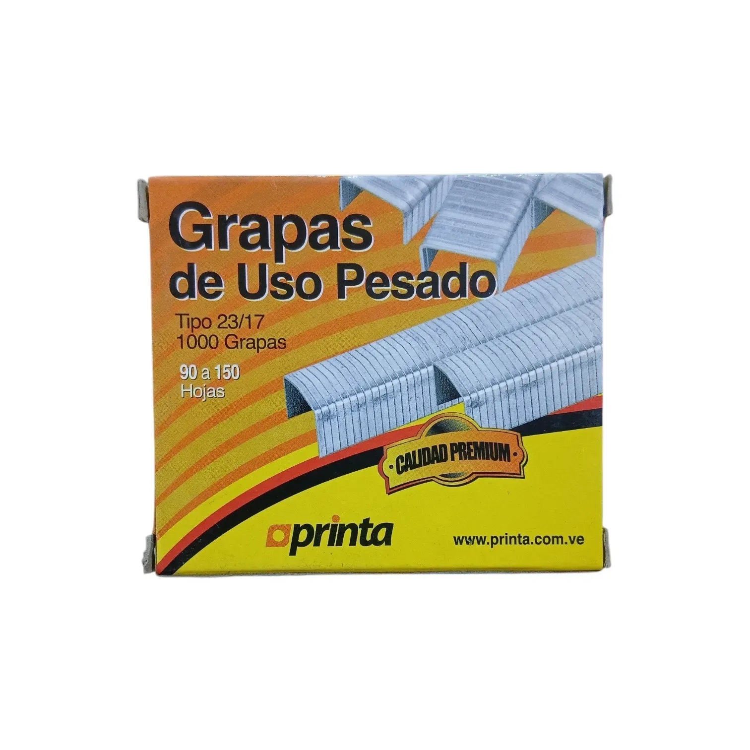 Grapas para uso pesado N° 23/17 de 1000unids