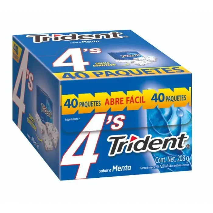 Chicle Trident sabor Menta