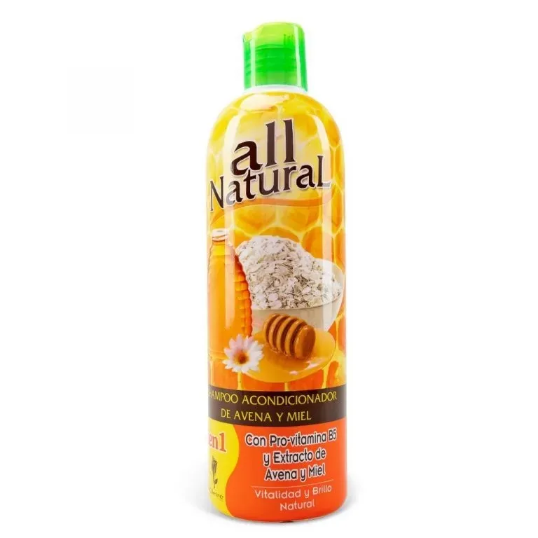Shampoo all Natural de Avena y Miel