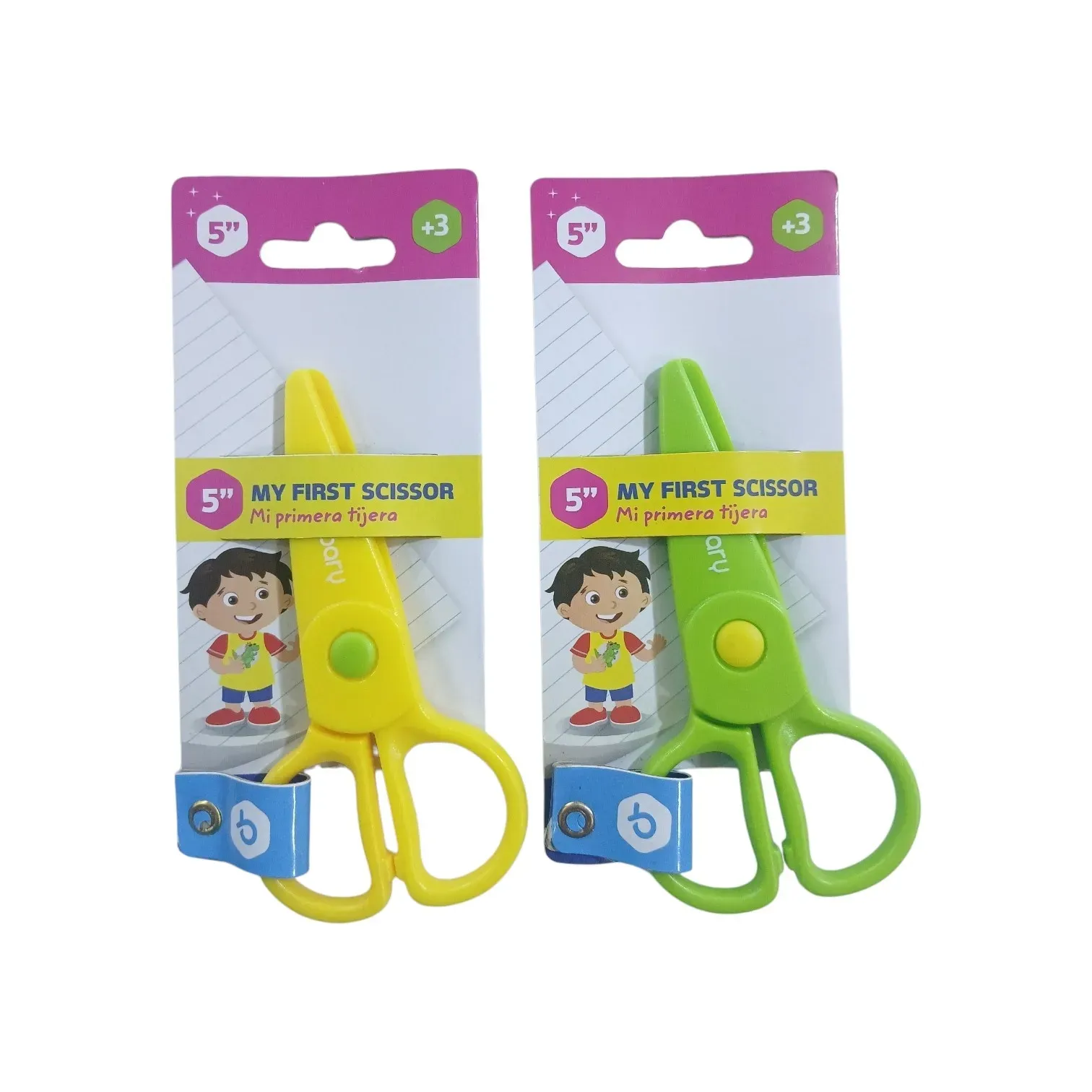 Tijera de plastico para niños Bambary®