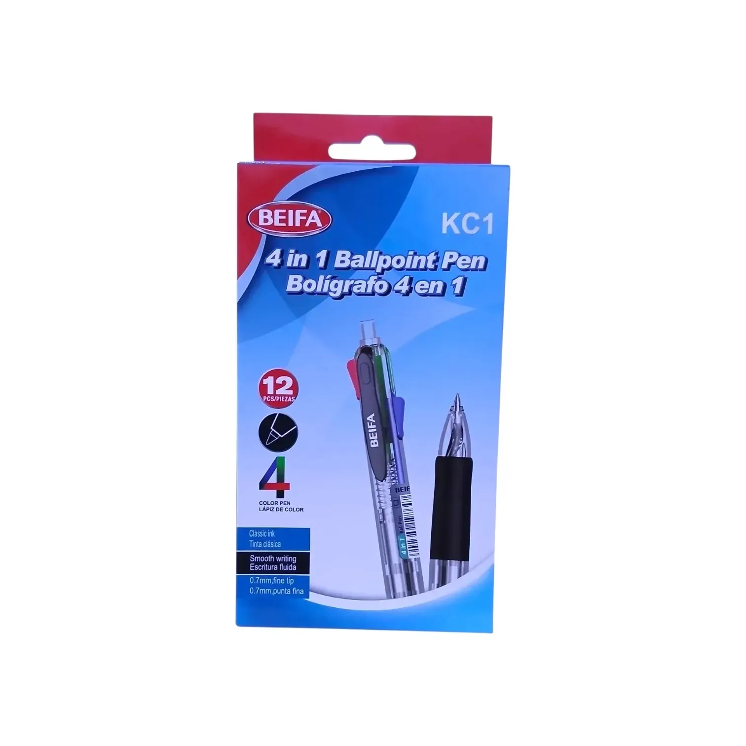 Bolígrafo 4 en 1 Beifa c/u