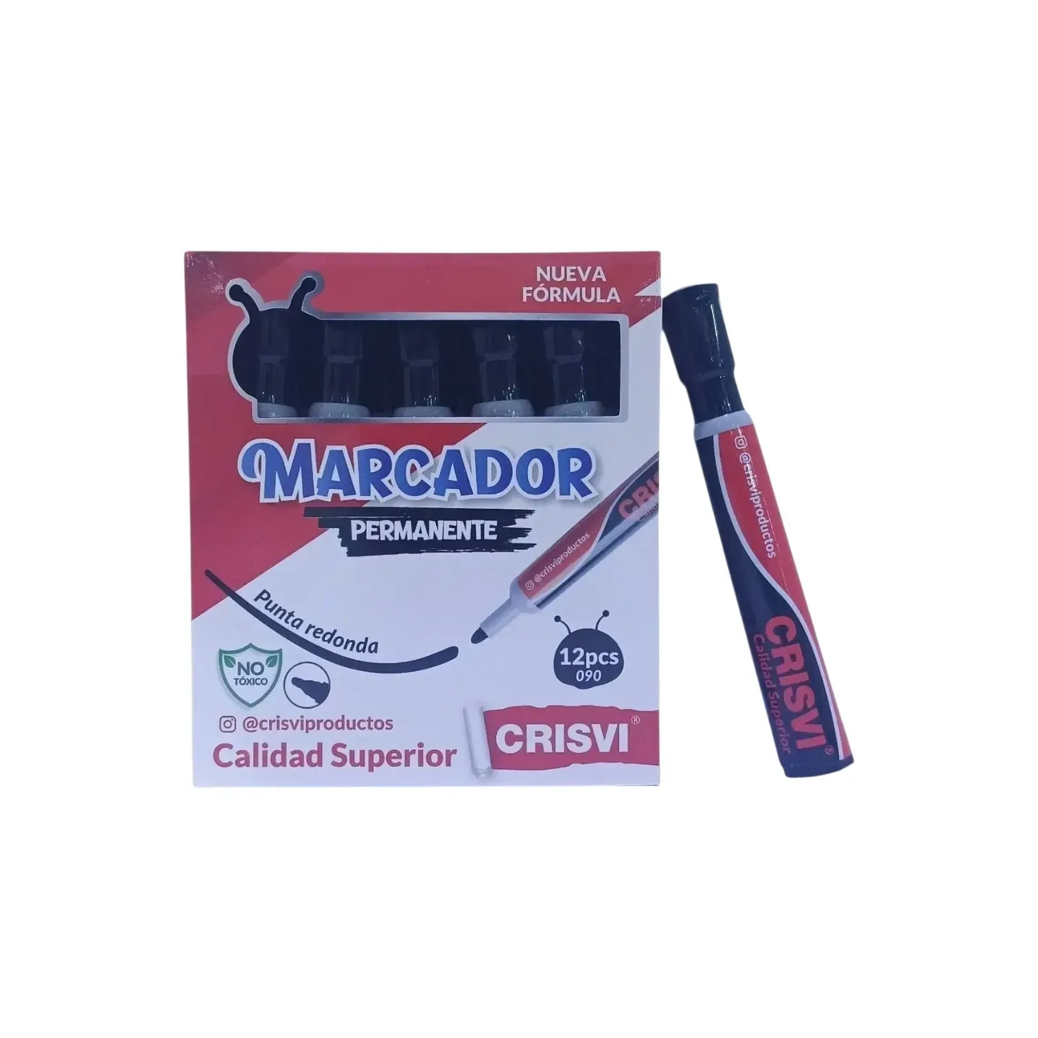 Marcador negro y azul permanente Crivi®