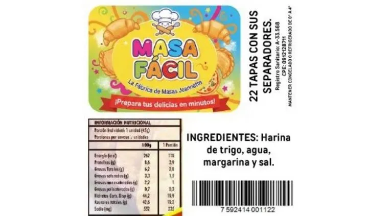 MASA FACIL PARA PASTELITOS