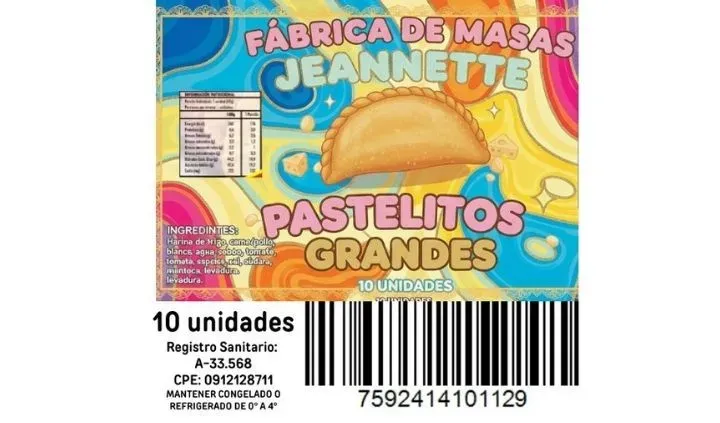 PASTELITOS GRANDES 10 UNIDADES