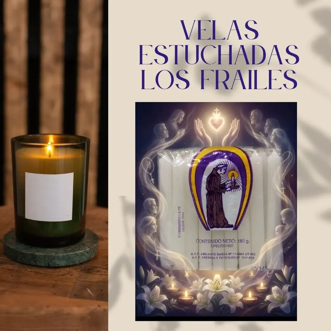 VELAS ESTUCHADAS LOS FRAILES #14 (180 GRAMOS)