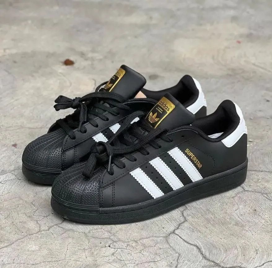 ADIDAS SUPER STAR BLACK