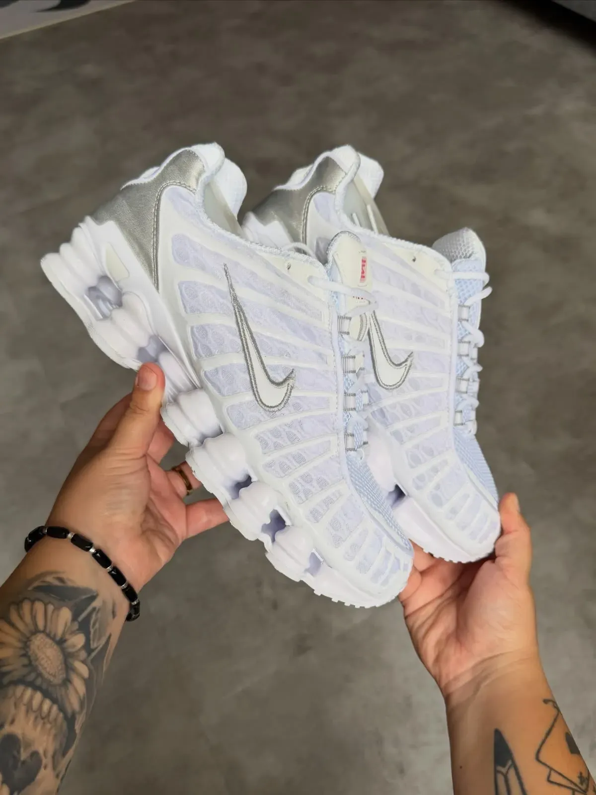 NIKE SHOX TL WHITE