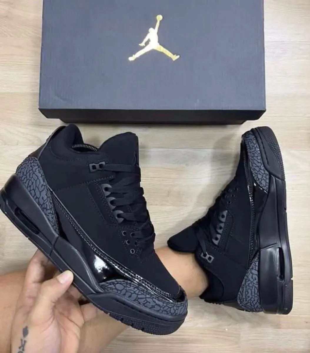JORDAN RETRO 3 BLACK