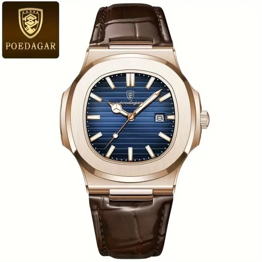 Poedagar cara azul. Cuero de Pu