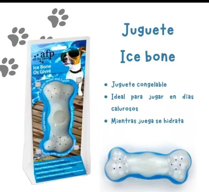 JUGUETE ¨ICE BONEN¨ CONGELABLE PARA MASCOTAS