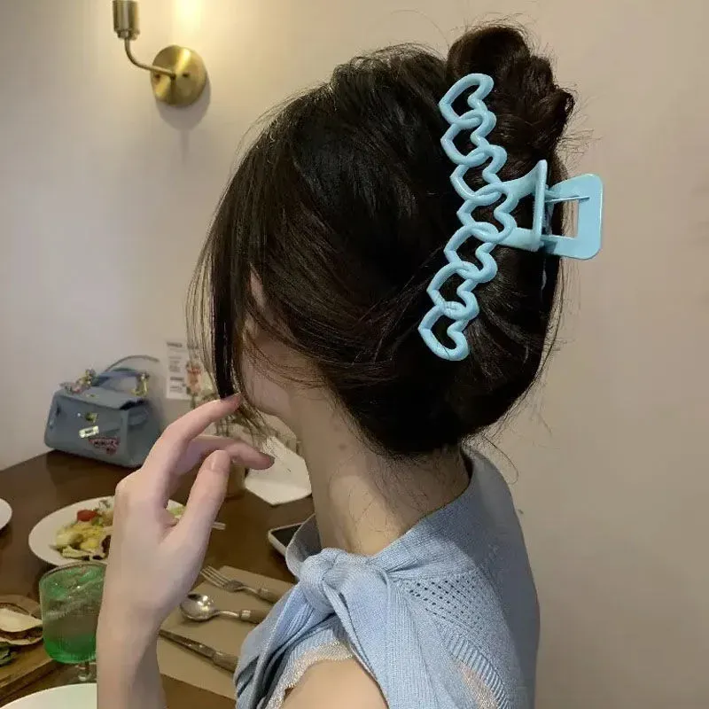 Pinza Para El Cabello De Corazones