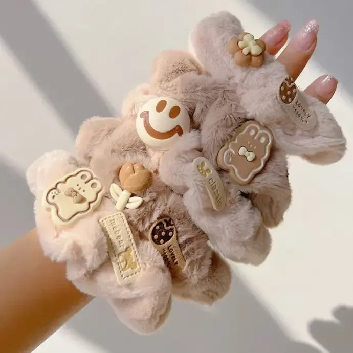 Coleta Para El Cabello Color Café
