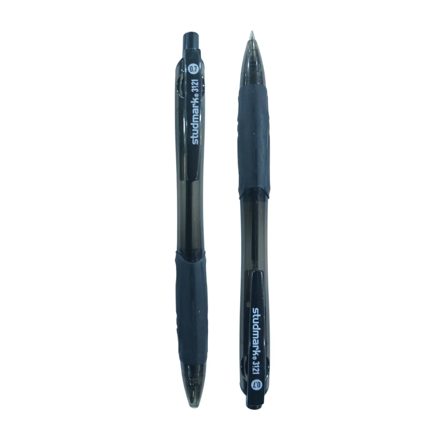 Bolígrafos retráctil negro 0.7mm Studmark®