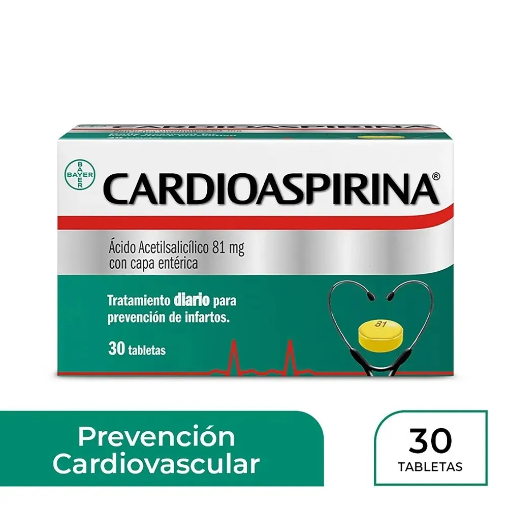 Cardioaspirina Tabletas 81mg