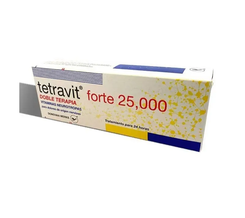 Tetravit Forte Inyectable 25,000 de 1 Dosis