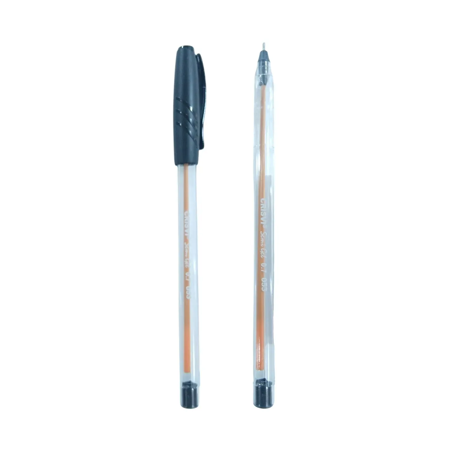 Bolígrafos semi gel negros 0,7mm Crisvi®