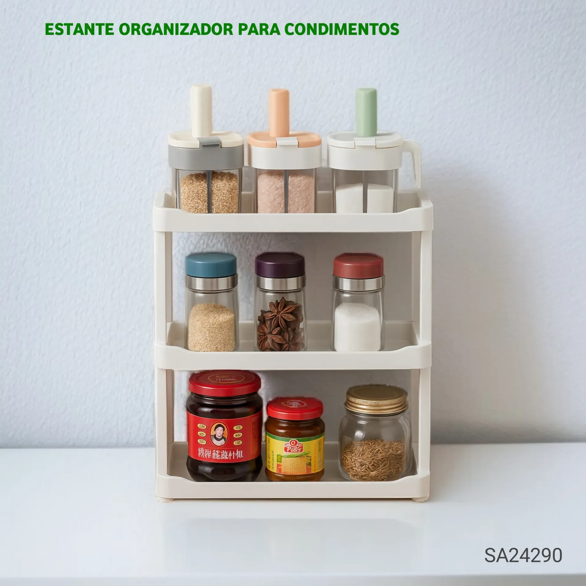 ESTANTE ORGANIZADOR P/CONDIMENTOS