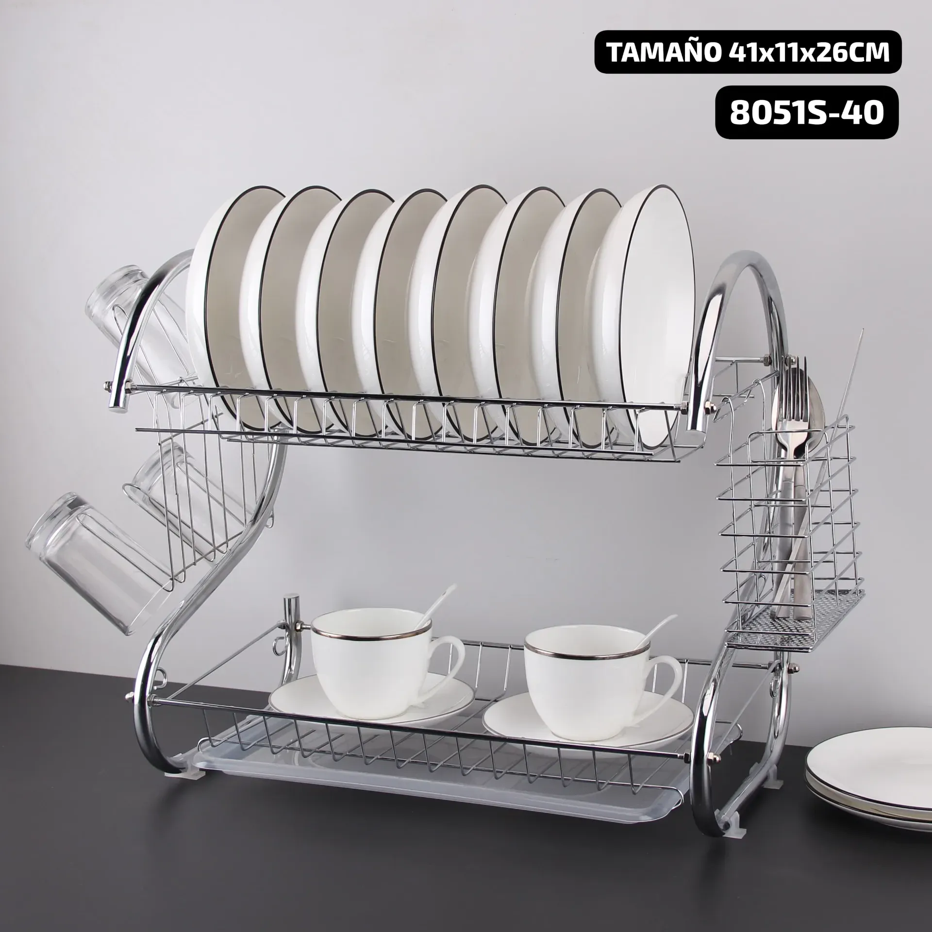 ESCURRIDOR DE PLATOS/UTENSILIOS
