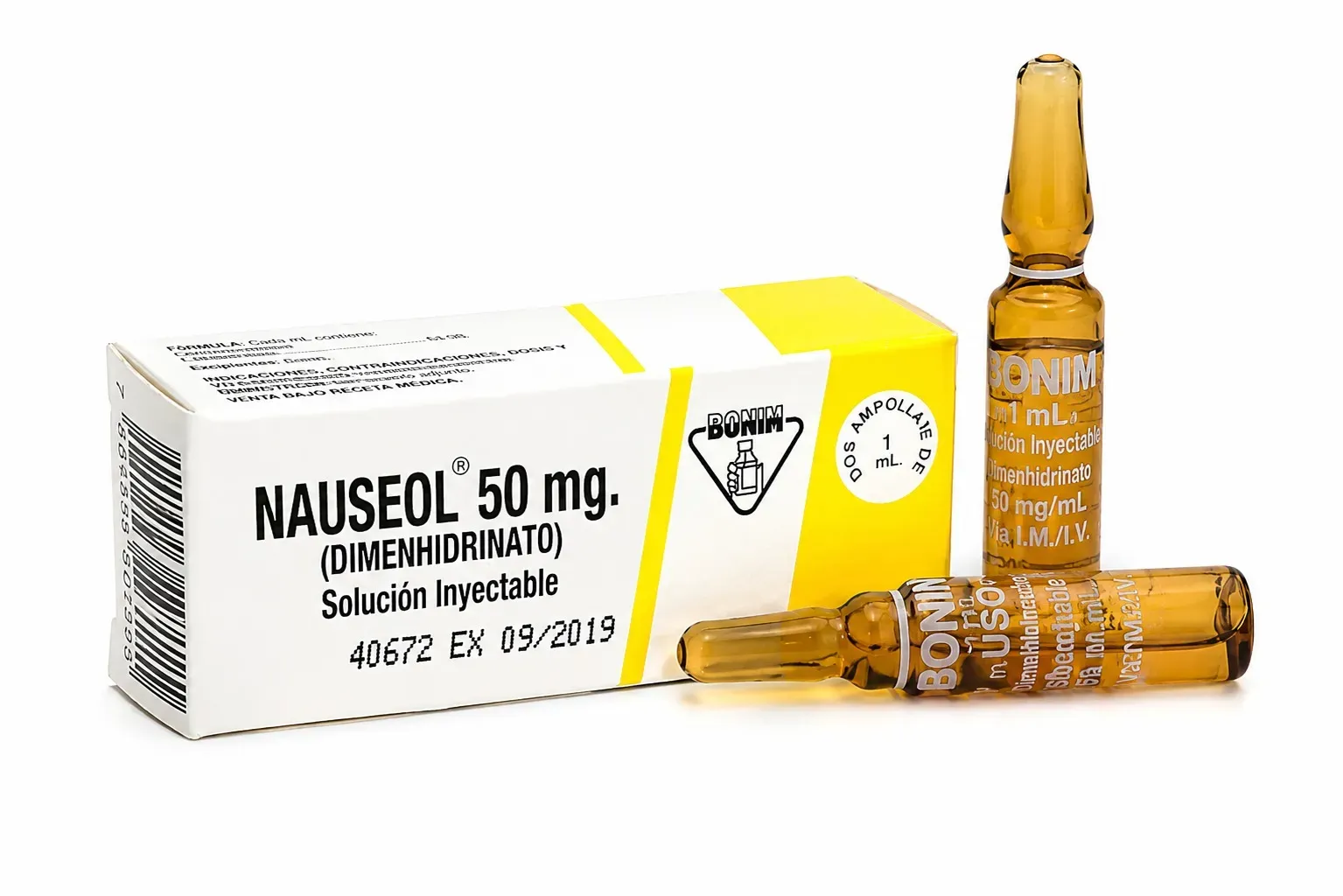 Nauseol Inyectable x 2 ampollas