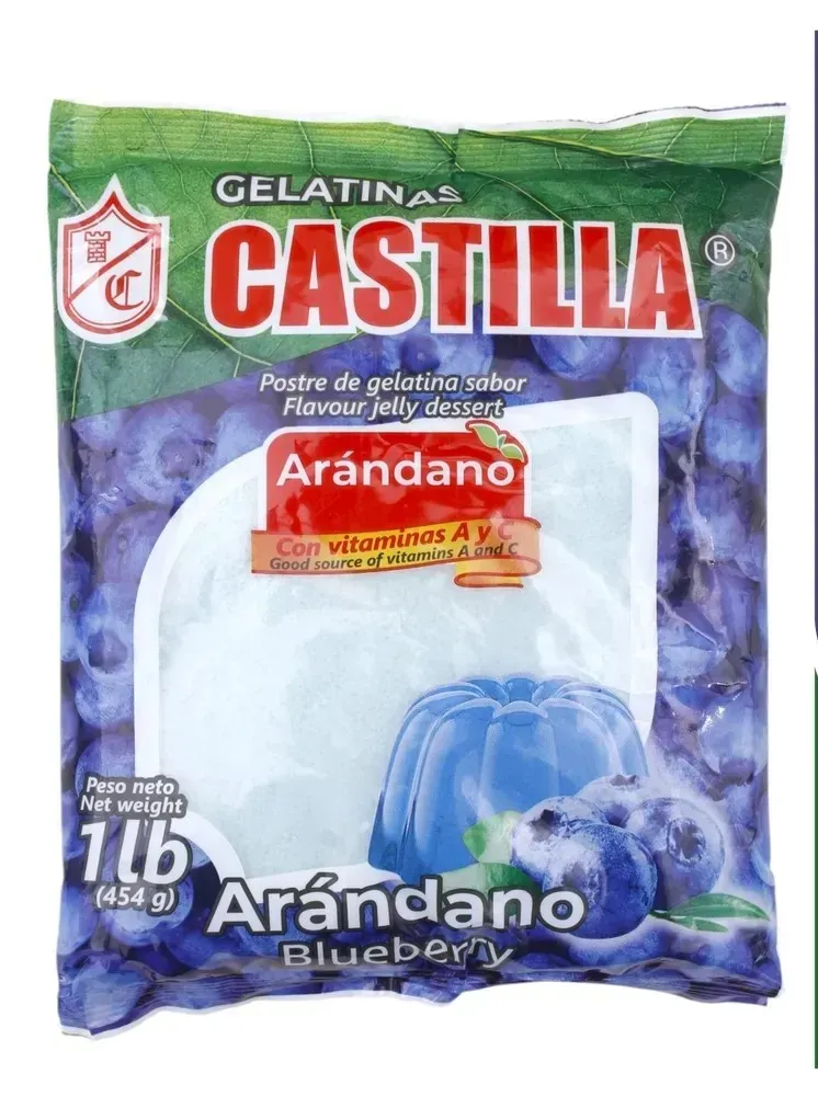 Gelatina Castilla Arándano