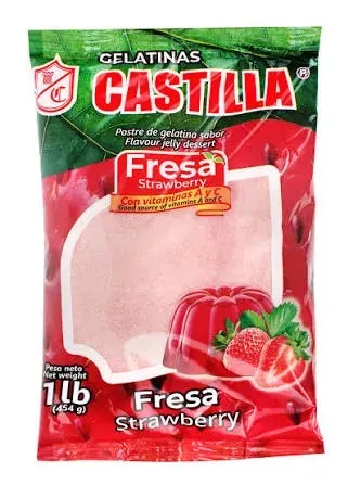 Gelatina Castilla Fresa