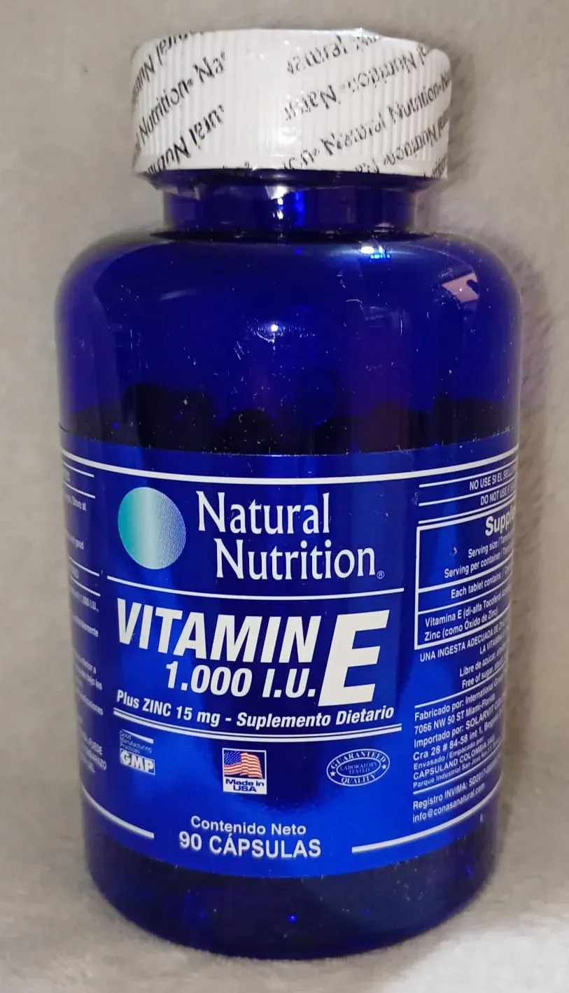 VITAMINA E 1000 IU * 90 CAPSULAS