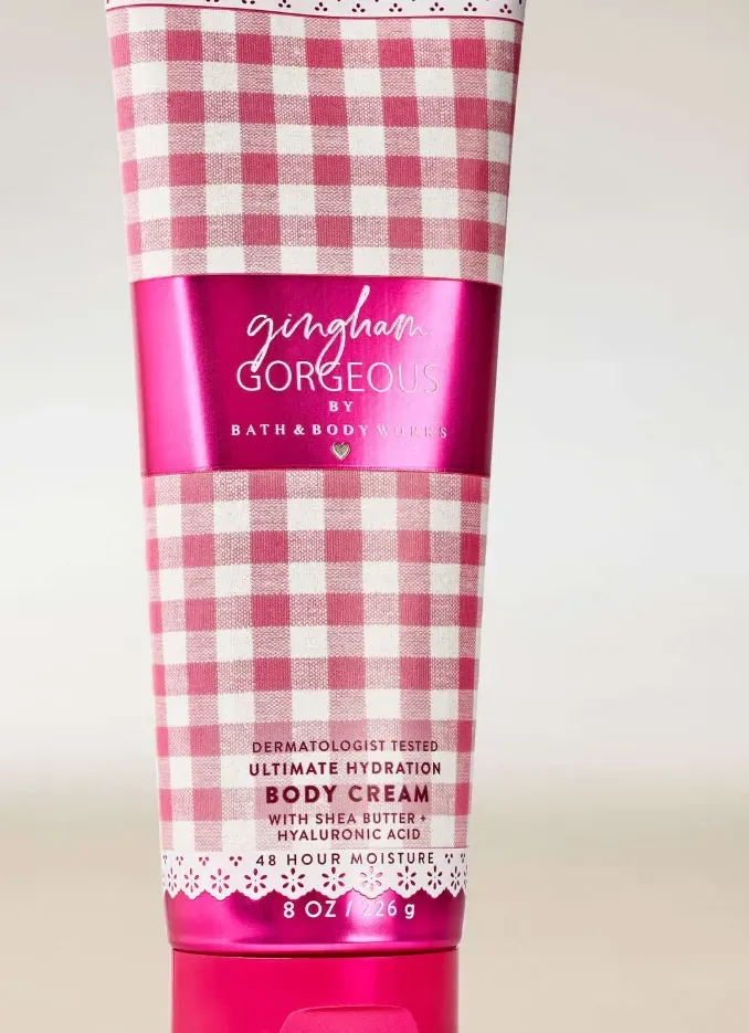 Gingham gorgeous crema