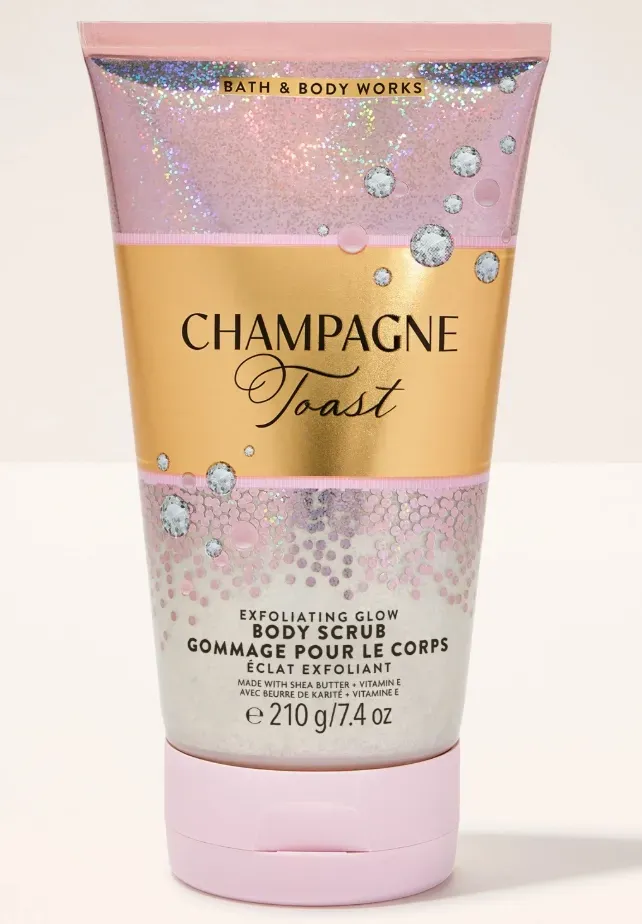 Champagne toast exfiante