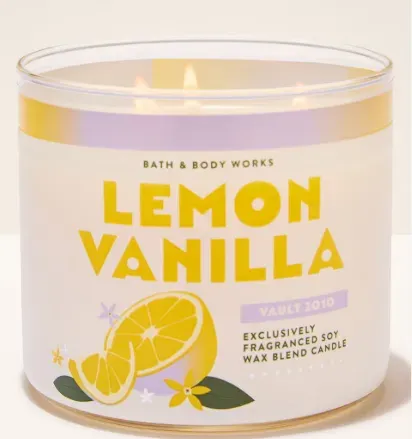LEMON VANILLA VELAS 3 MECHAS