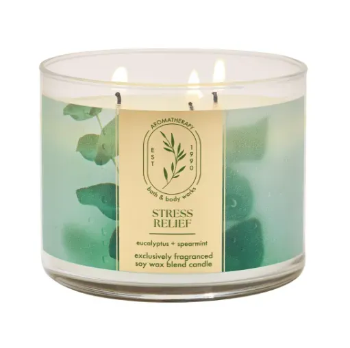 Aromatherapy Stress Relief vela 3 mechas