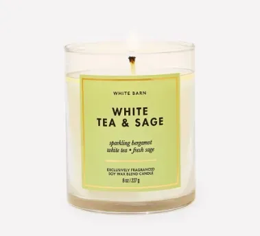white tea & sage vela 1 mecha