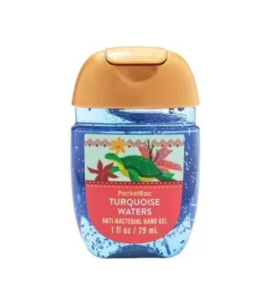 Turquoise waters alcohol gel
