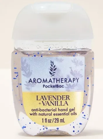 Lavender vanilla alcohol gel