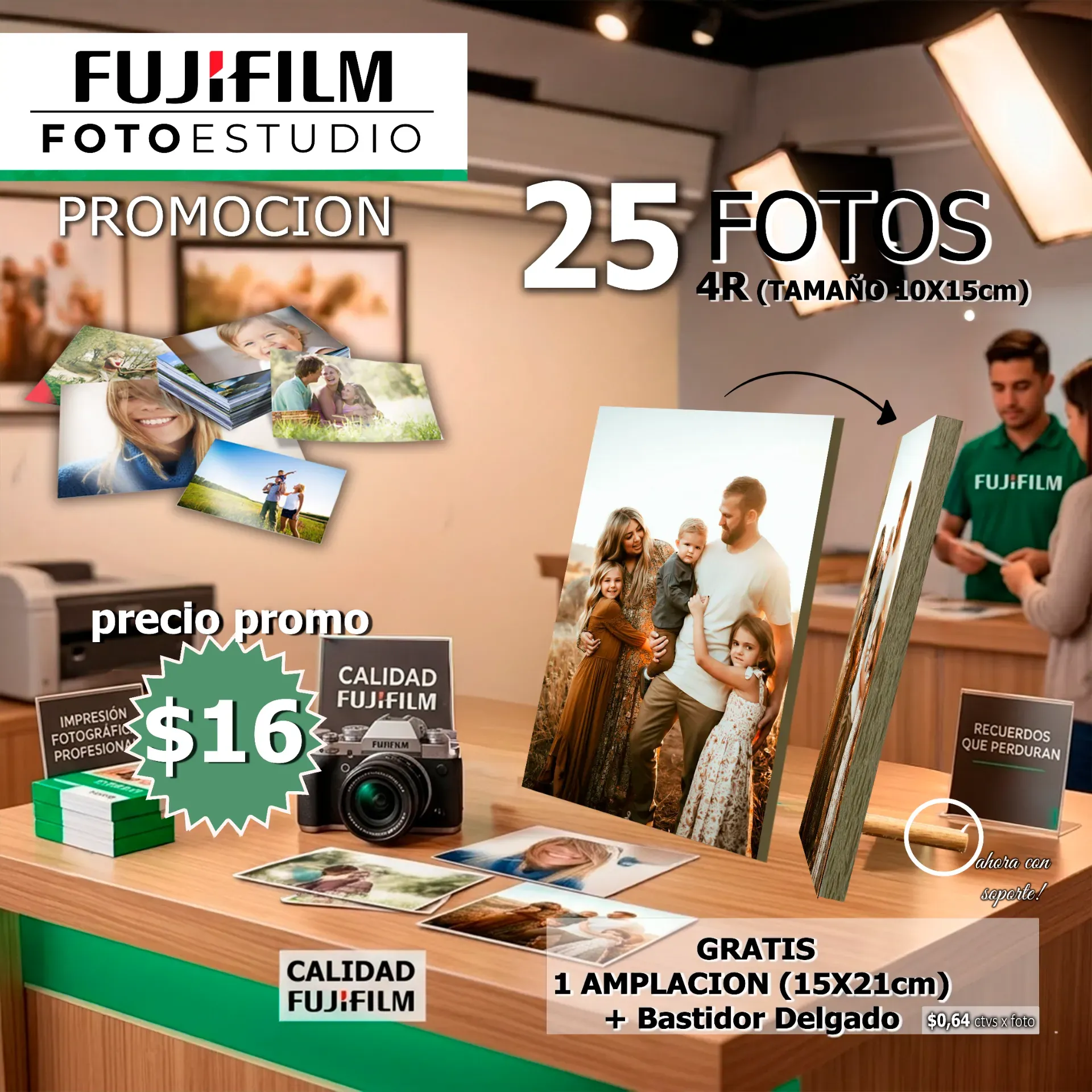PROMOCION DE 25 FOTOS 4R tamaño 10x15cm