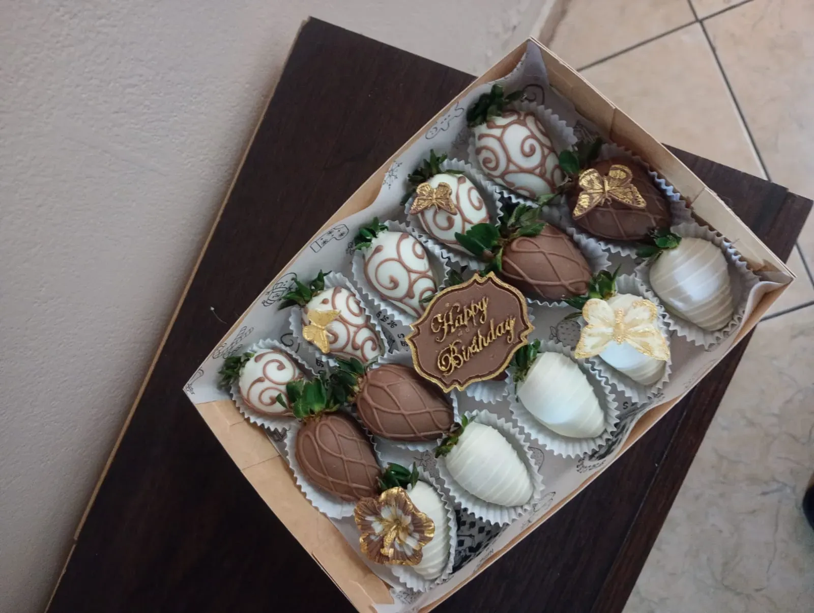 Box de fresas con chocolate