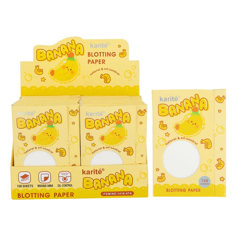 PAPEL ABSORBENTE GRASA BANANA KARITE