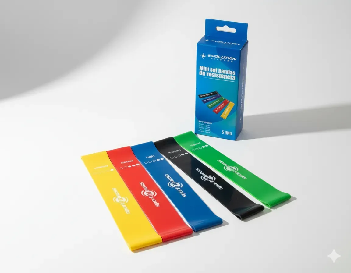 set x 5 bandas de   resistencia