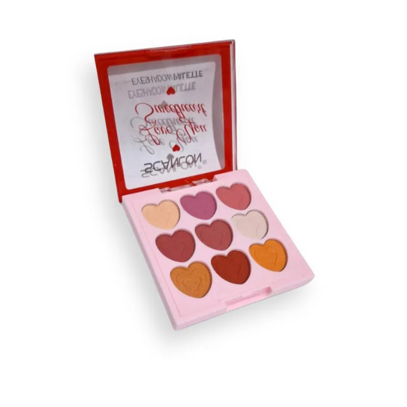 Paleta de sombras x9 tonos