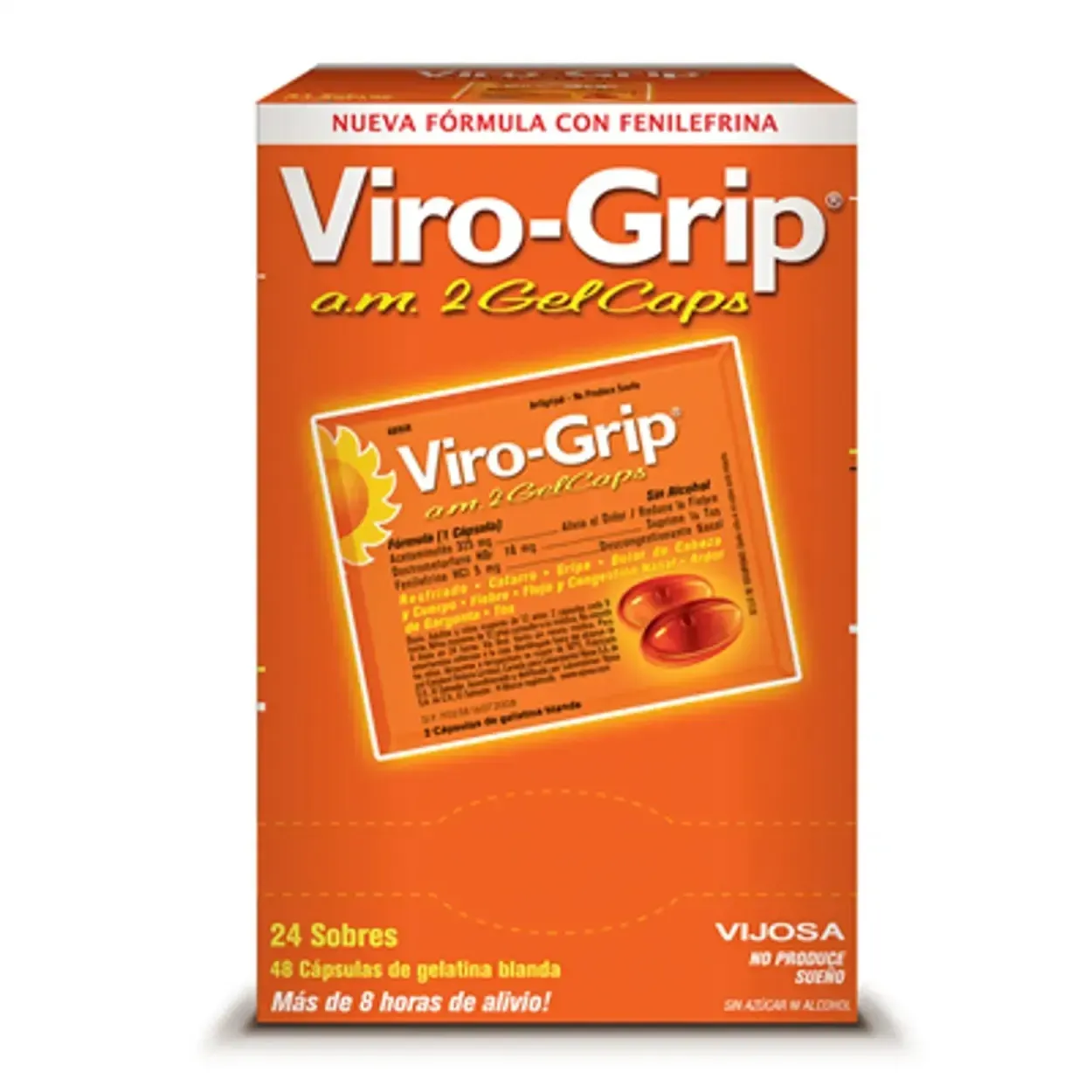 VIRO-GRIP AM GELCAPS X 24 SOBRES