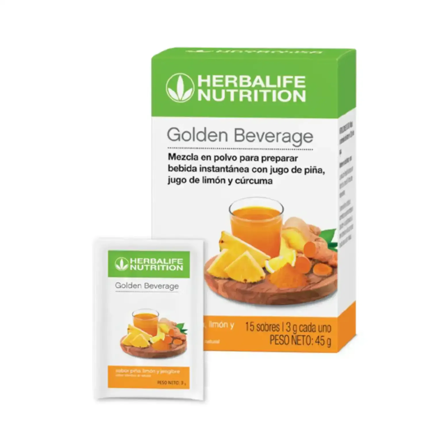 Golden Beverage Herbalife® – Bebida Instantánea con Cúrcuma y Especias