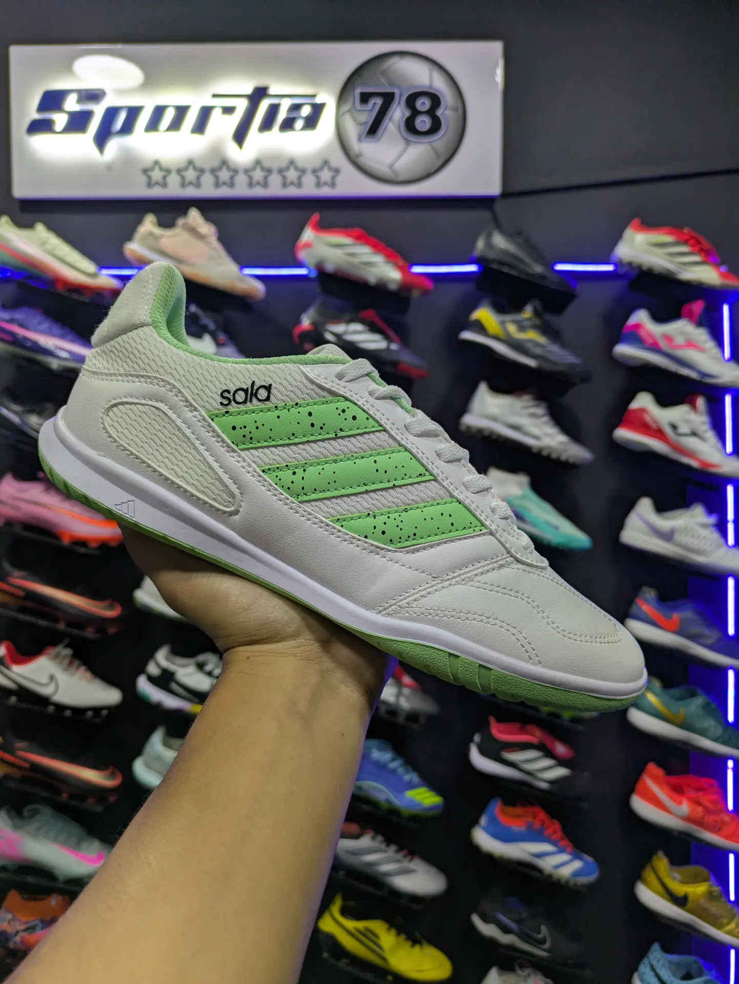 Top Sala / Blanco-Verde