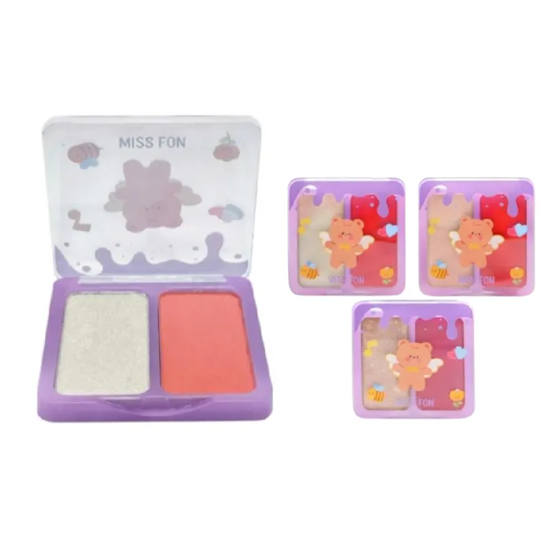 Set de rubor e iluminador Bear
