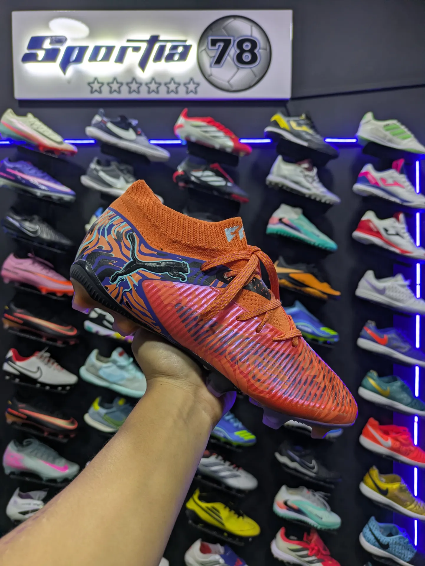 Puma Future / Naranja-Azul