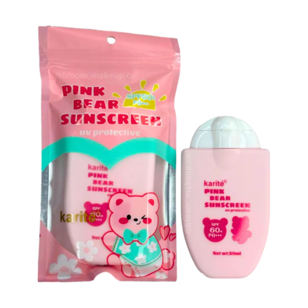 Protector Solar Karité Pink Bear SPF60